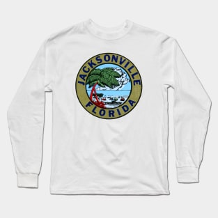 1940s Jacksonville Florida Long Sleeve T-Shirt